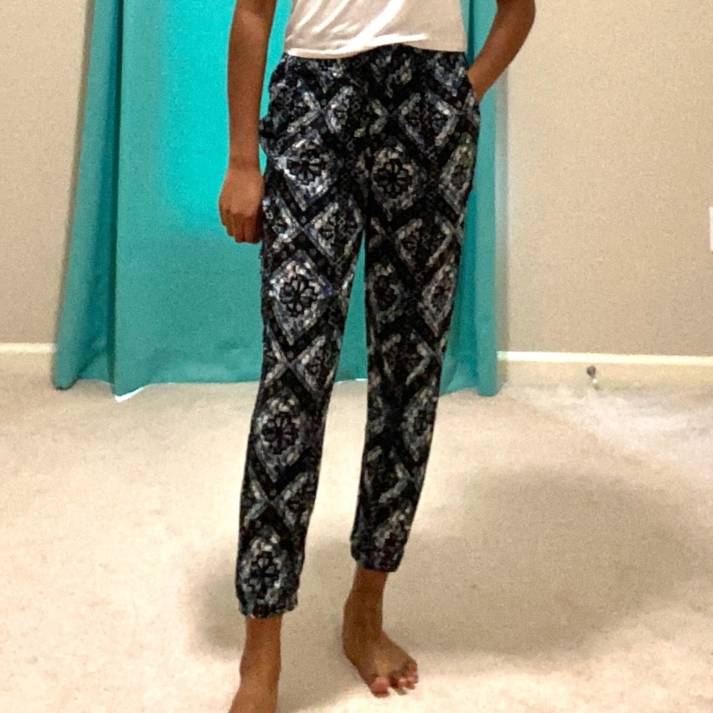 Patterned Soft Joggers